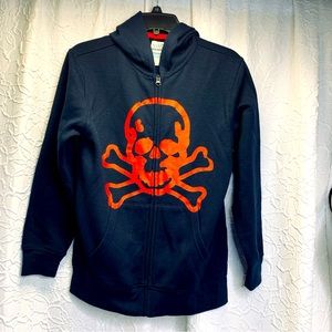 ✅ NWT Gap Navy Zip-up Hoodie Boy Large